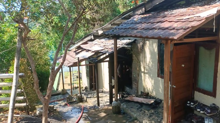 Peristiwa kebakaran terjadi di salah satu kamar Panti Asuhan Salam Jalan Rama Tabanan, Jumat (30/8/2024) pagi.