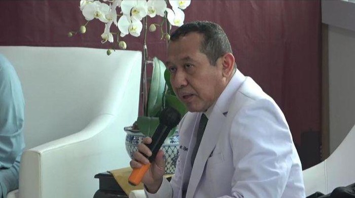 Ketua Tim Pemeriksa kesehatan Cagub-Cawagub DKI, dr. Djati Sagoro, Sp.PD