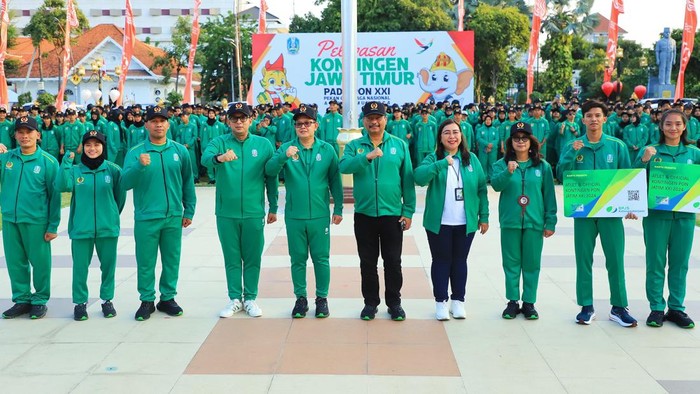 Kontingen atlet Jatim PON XXI