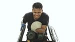 Melihat Atlet Rugby Kursi Roda Australia-Indonesia Bertanding