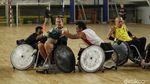 Melihat Atlet Rugby Kursi Roda Australia-Indonesia Bertanding