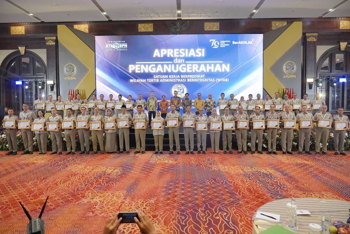 Menteri AHY Perkuat Zona Integritas Jajaran Kementerian ATR/BPN
