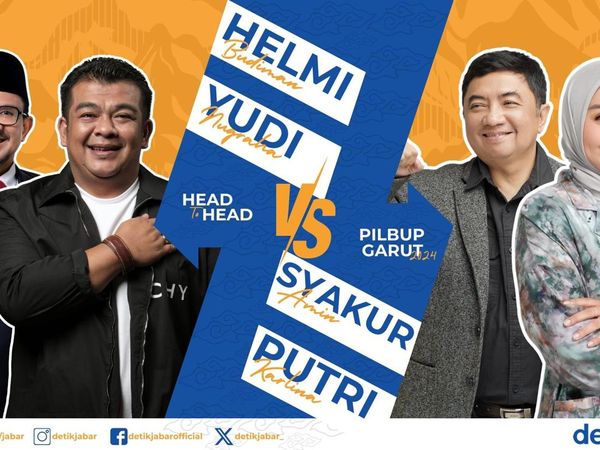 Infografis Kandidat yang Bertarung di Pilbup Garut 2024