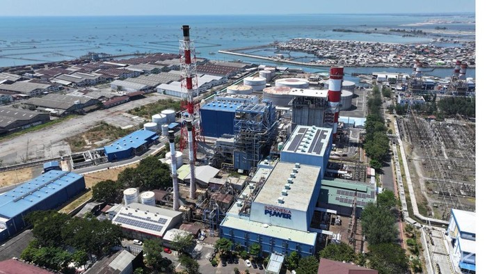 Pembangkit Listrik Tenaga Gas dan Uap (PLTGU) Tambak Lorok Blok 3 di Semarang, Jawa Tengah diresmikan, Jum’at (30/8). PLTGU ini akan memasok listrik di area Jawa dan Bali.