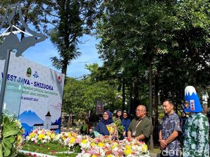Monumen Sister Province Jabar dengan Shizuoka Jadi Simbol Persahabatan