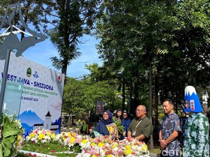 Monumen Sister Province Jabar dengan Shizuoka Jadi Simbol Persahabatan