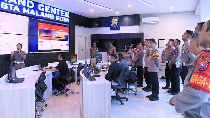 Polresta Malang jadi lokasi kunjungan studi tiru Polda Aceh dan Papua