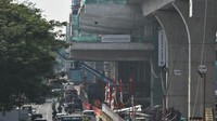 Progres pembangunan proyek LRT Jakarta fase 1B Velodrome-Manggarai per 14 Juli 2024 telah mencapai 22,4 persen.