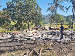 Dua Anak Hangus Terpanggang karena Rumah Panggung di Sumba Tengah Terbakar