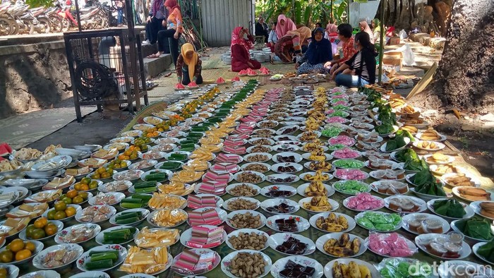 Acara bersih Sendang Sinongko di Desa Pokak, Kecamatan Ceper, Klaten, Jumat (30/8/2024).