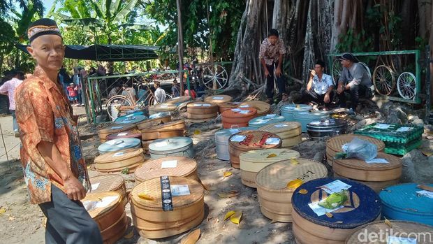 Acara bersih Sendang Sinongko di Desa Pokak, Kecamatan Ceper, Klaten, Jumat (30/8/2024).