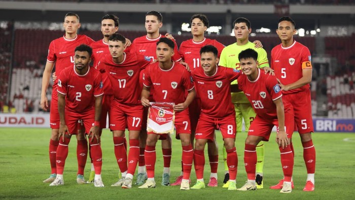 Skuad Timnas Indonesia di putaran ketiga Kualifikasi Piala Dunia 2026 zona Asia.