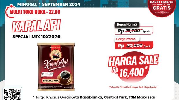 Transmart Full Day Sale Chicken Nugget, Mi Instan, Kopi