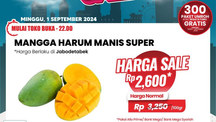 Transmart Full Day Sale-Mangga Harum Manis Super