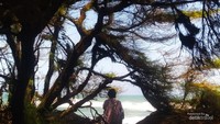 Spot foto instagramable tersembunyi di Pantai Bantul.