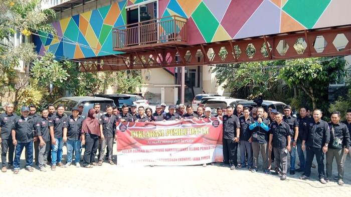 Asosiasi armada di Mojokerto menyerukan Pilkada Jatim aman dan damai