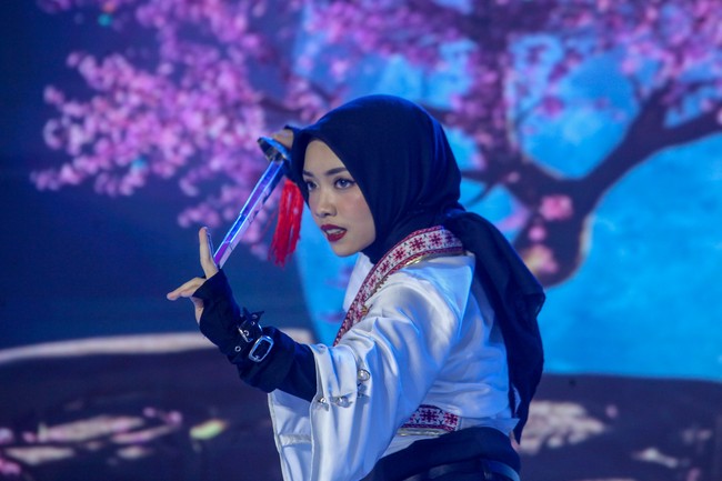 Salma Naila punya kemampuun dalam bidang Dance: Modern / Chinese / Kpop. dengan unsur martial arts. Kreator konten itu juga suka sering menang berbagai dance over. Foto: Detikcom