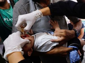 Vaksinasi Polio Gaza Bagian Tengah Selesai, Selanjutnya di Selatan