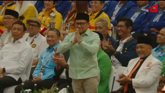 Ketum PKB Cak Imin di acara Partai Gerindra, 31 Agustus 2024. (Tangkapan layar YouTube Gerindra TV)