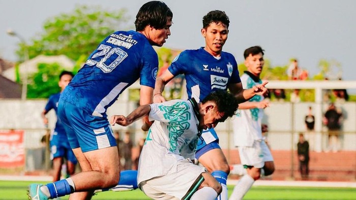 Laga uji coba antara Persipa Pati melawan PSIS Semarang, Sabtu (31/8/2024)