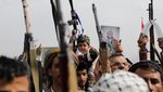 Lautan Manusia Turun ke Jalan Dukung Palestina di Yaman