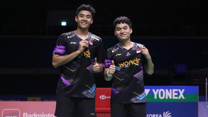Leo Rolly Carnando/Bagas Maulana di Korea Open 2024