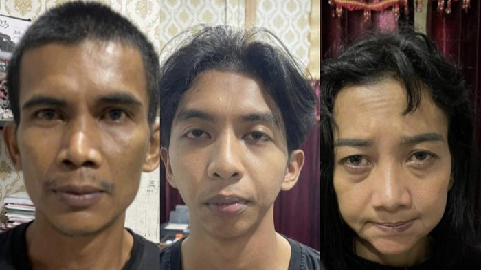Pasangan suami istri dan anak tiri jadi komplotan pencuri di  Kendari. Dokumen Istimewa