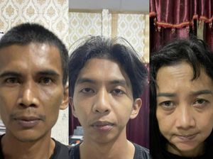 Tampang Ayah, Ibu dan Anak Komplotan Pencuri Beraksi di 23 TKP di Kendari