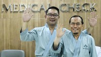 Ridwan Kamil-Suswono menjadi pasangan kedua dari tiga bakal calon gubernur dan wakil gubernur yang menjalani pemeriksaan kesehatan sebagai syarat Pilgub DKI Jakarta.
