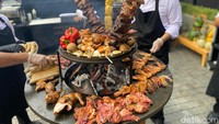 Sekarang, Sari Delicatessen mengusung konsep restoran dengan pilihan menu yang beragam. Salah satunya dapat menikmati BBQ ala Argentina. Foto: detikFood/Yenny Mustika Sari