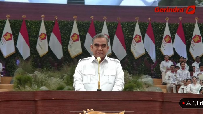 Sekjen Gerindra Ahmad Muzani (tangkapan layar)