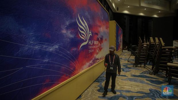 Forum on Multi Stakeholder Partnership (HLF-MSP) 2024 di Bali. (CNBC Indonesia/Faisal Rahman) Forum on Multi Stakeholder Partnership (HLF-MSP) 2024 di Bali. (CNBC Indonesia/Faisal Rahman)