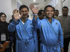 Andra Soni-Dimyati Jalani Tes Kesehatan Pilgub Banten