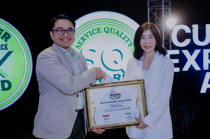BRI Raih Predikat Diamond di Ajang Service Quality Awards 2024