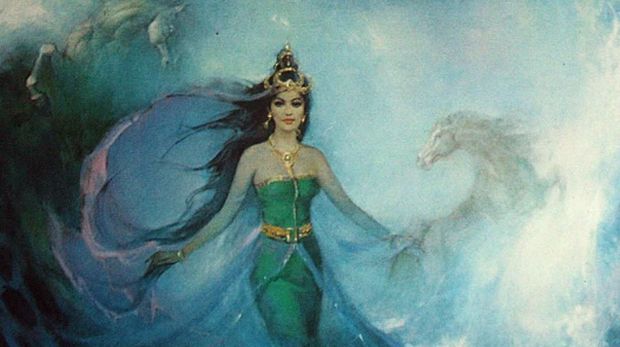 Ilustrasi Nyi Blorong (Dok.Museum Basoeki Abdullah)