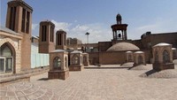 Masjid Tehran Bazar Jameh terletak di area seluas 20.000 m² dengan tujuh shabestan. Shabestan adalah ruang bawah tanah yang biasanya ditemukan dalam arsitektur tradisional masjid. Foto: The Islamic Republic News Agency (IRNA)