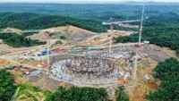 Menurut Ketua Satgas Pelaksanaan Pembangunan Infrastruktur Otorita IKN Danis Hidayat Sumadilaga, progres pembangunan masjid yang dirancang oleh Nyoman Nuarta bekerjasama dengan arsitek lain yakni Head of Studio 3 Alien Design Consultant Prasetyo Condro Gumilar telah mencapai 20 persen.