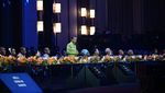 Momen Jokowi Sambut Tamu Negara di Gala Dinner IAF