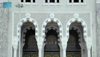 Tidak hanya menjadi pintu tertinggi dan terbesar di Masjidil Haram, gate Raja Abdullah bin Abdulaziz juga dinobatkan sebagai pintu terbesar di dunia. Keterangan ini didasarkan dari Otoritas Umum untuk Urusan Perawatan Masjidil Haram dan Masjid Nabawi. Foto: Saudi Press Agency (SPA)