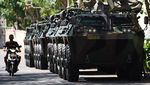 Polisi Berkuda dan Panser Amankan KTT IAF di Bali