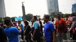 Pramono-Rano Sapa Pengunjung CFD Jakarta