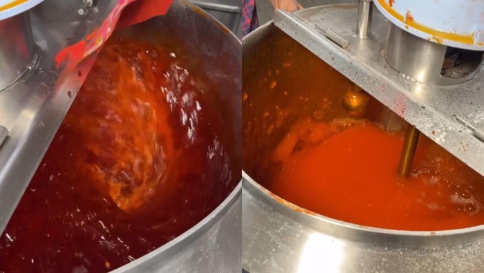 proses pembuatan jus mangga di India