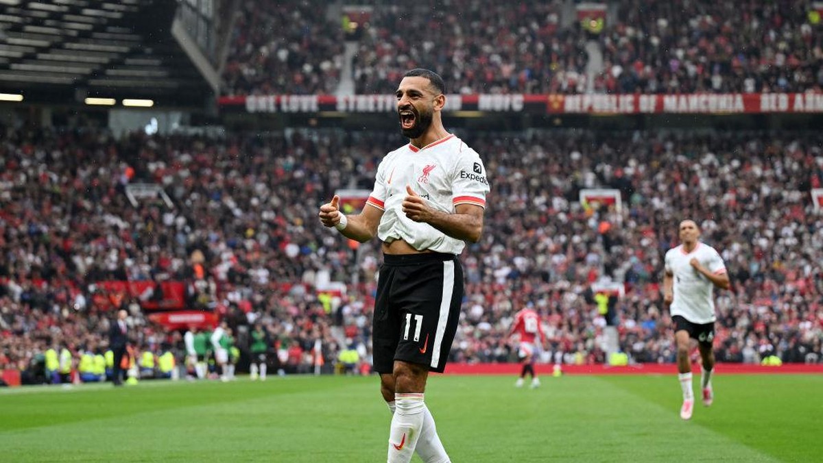 Mohamed Salah kembali menjadi mimpi buruk untuk MU (Foto: Getty Images/Michael Regan)