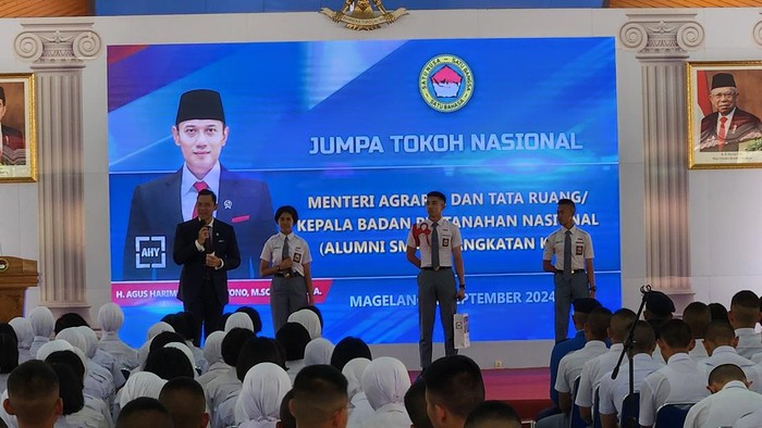 AHY Jadi Pembicara di SMA Taruna Nusantara (dok.ist)