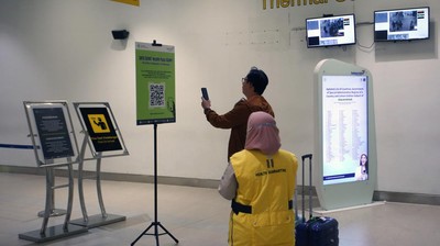 Potret Bandara Soetta Tingkatkan Kewaspadaan Penyebaran Mpox