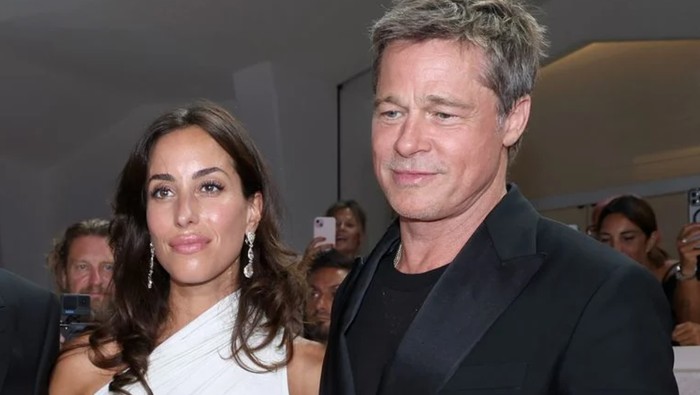Brad Pitt dan Ines de Ramon Brad Pitt dan Ines de Ramon