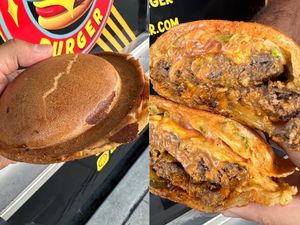 5 Kreasi Burger Unik dengan Isi Buah Pir hingga Bentuk UFO