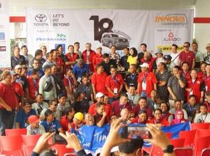 Rayakan Ultah Ke-18, Komunitas Innova Buktikan Keiritan Mobil Hybrid