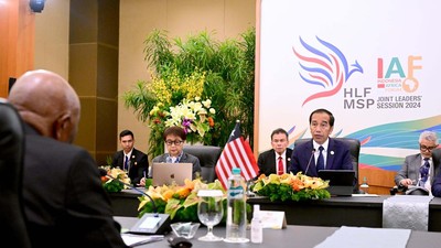 Jokowi-Presiden Boakai Bahas Hubungan Indonesia-Liberia