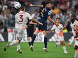 Sepanjang babak pertama, tak ada gol tercipta. Valerio Pennicino-Juventus FC/Juventus FC via Getty Images. 